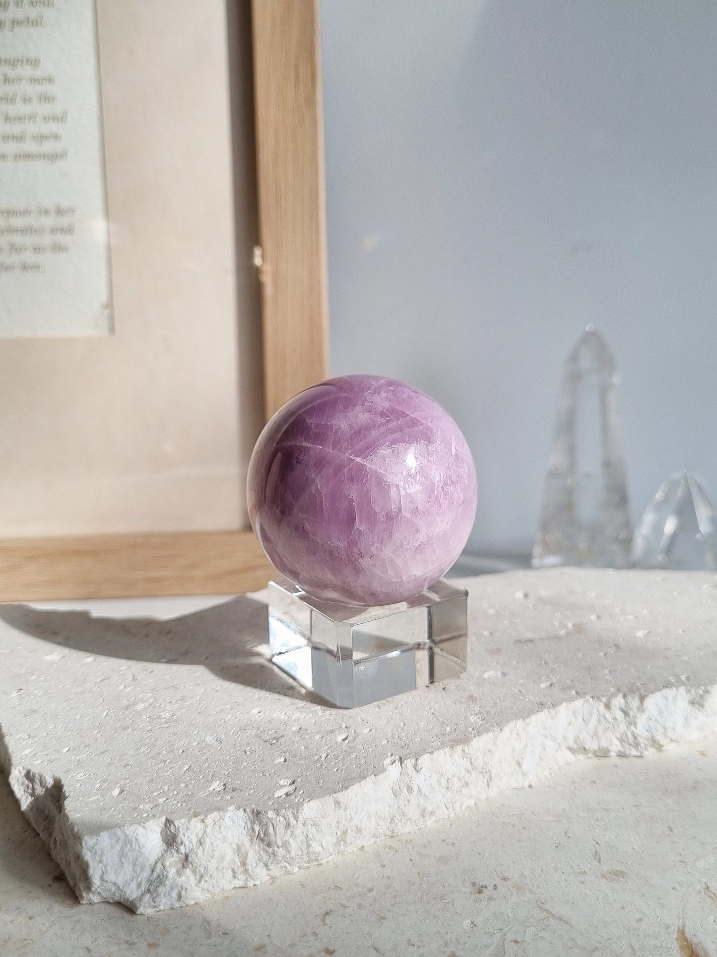 Kunzite Sphere