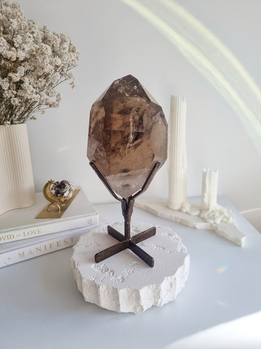 Smoky Quartz DT On Stand