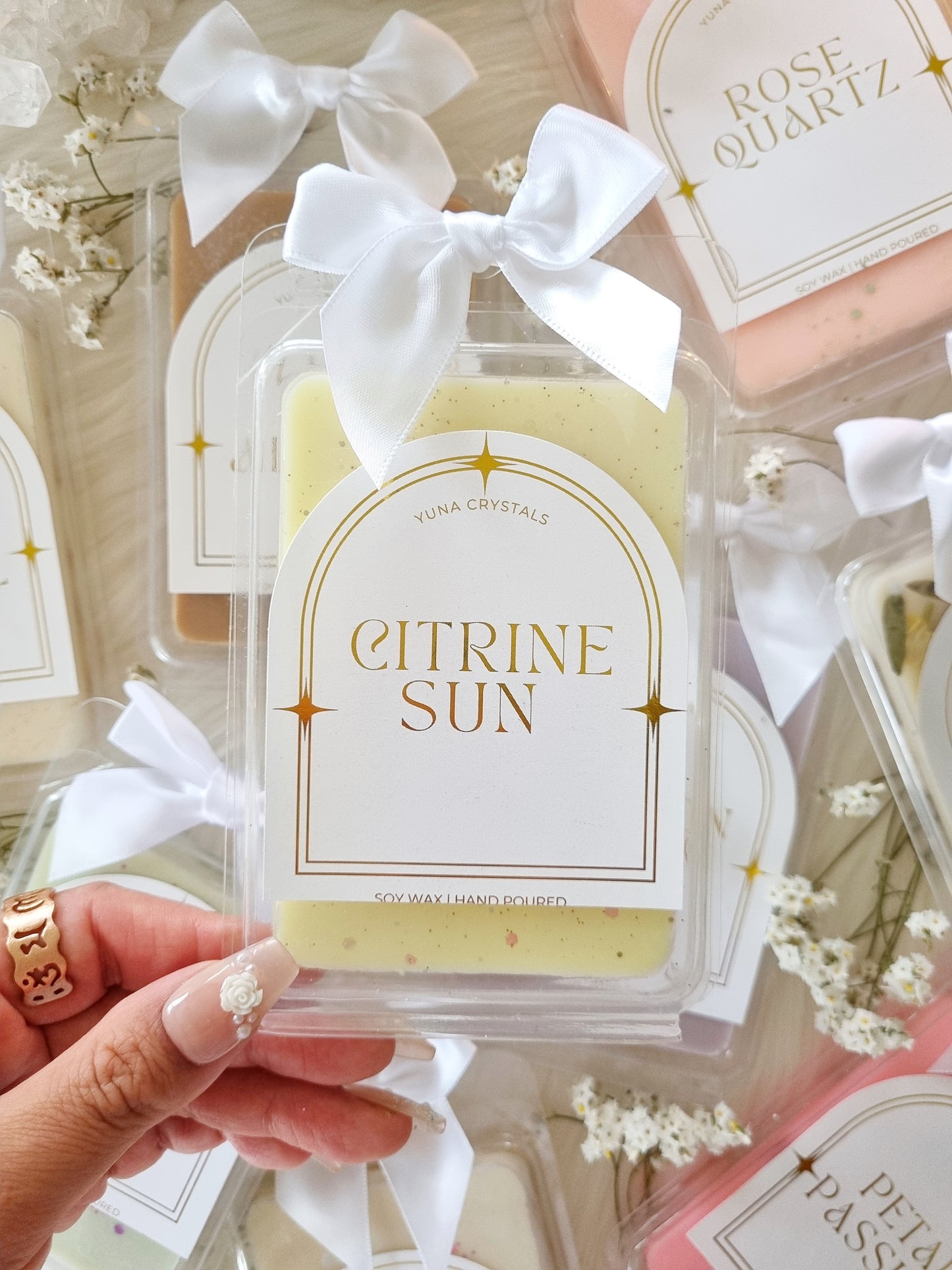 Citrine Sun Heart Bar