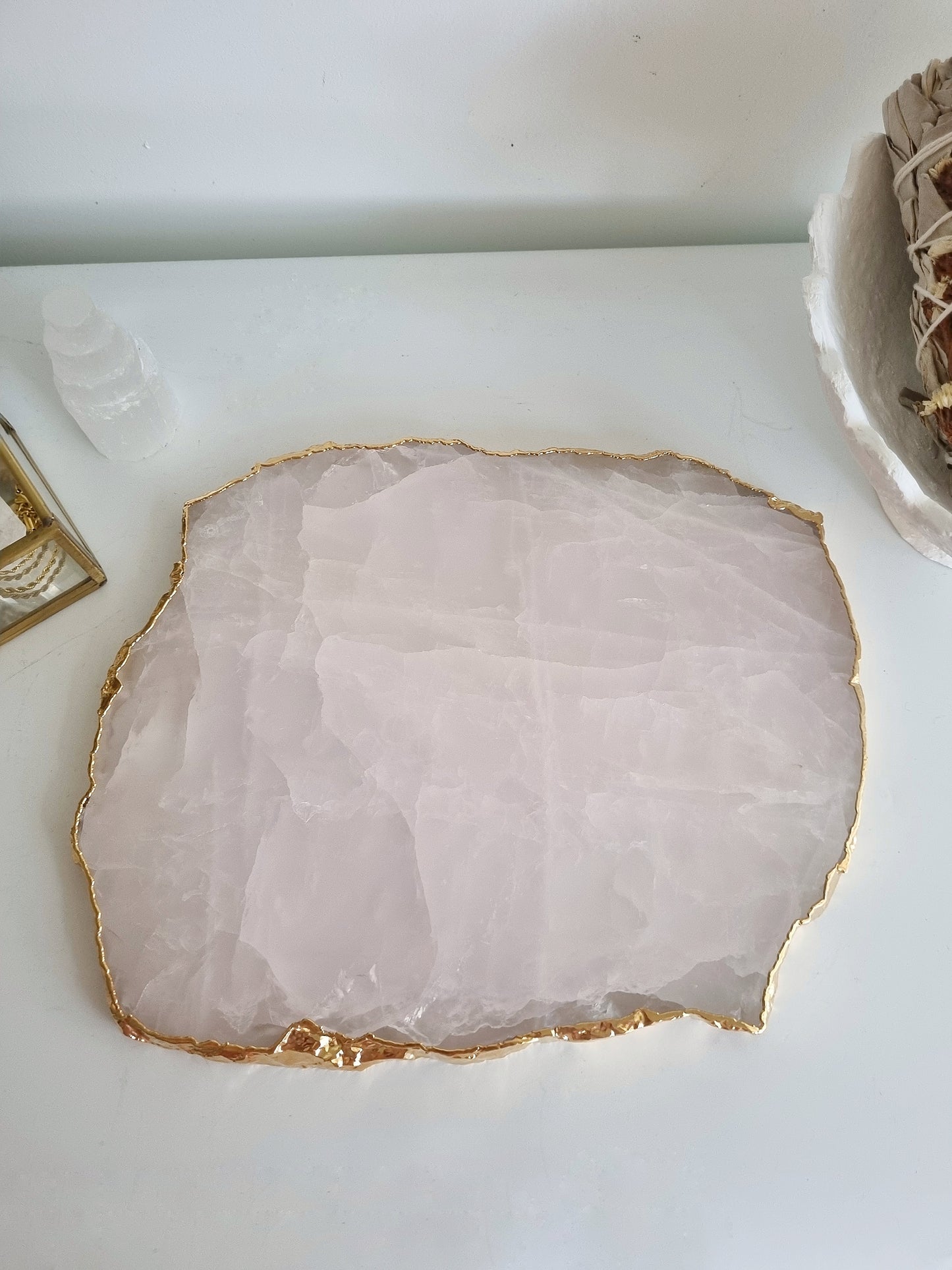 Rose Quartz Platter