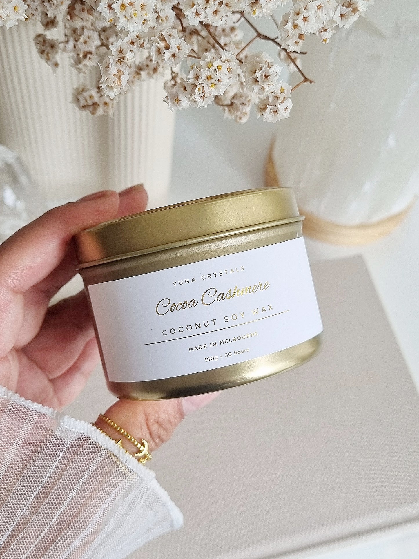 Cocoa Cashmere Tin Candle