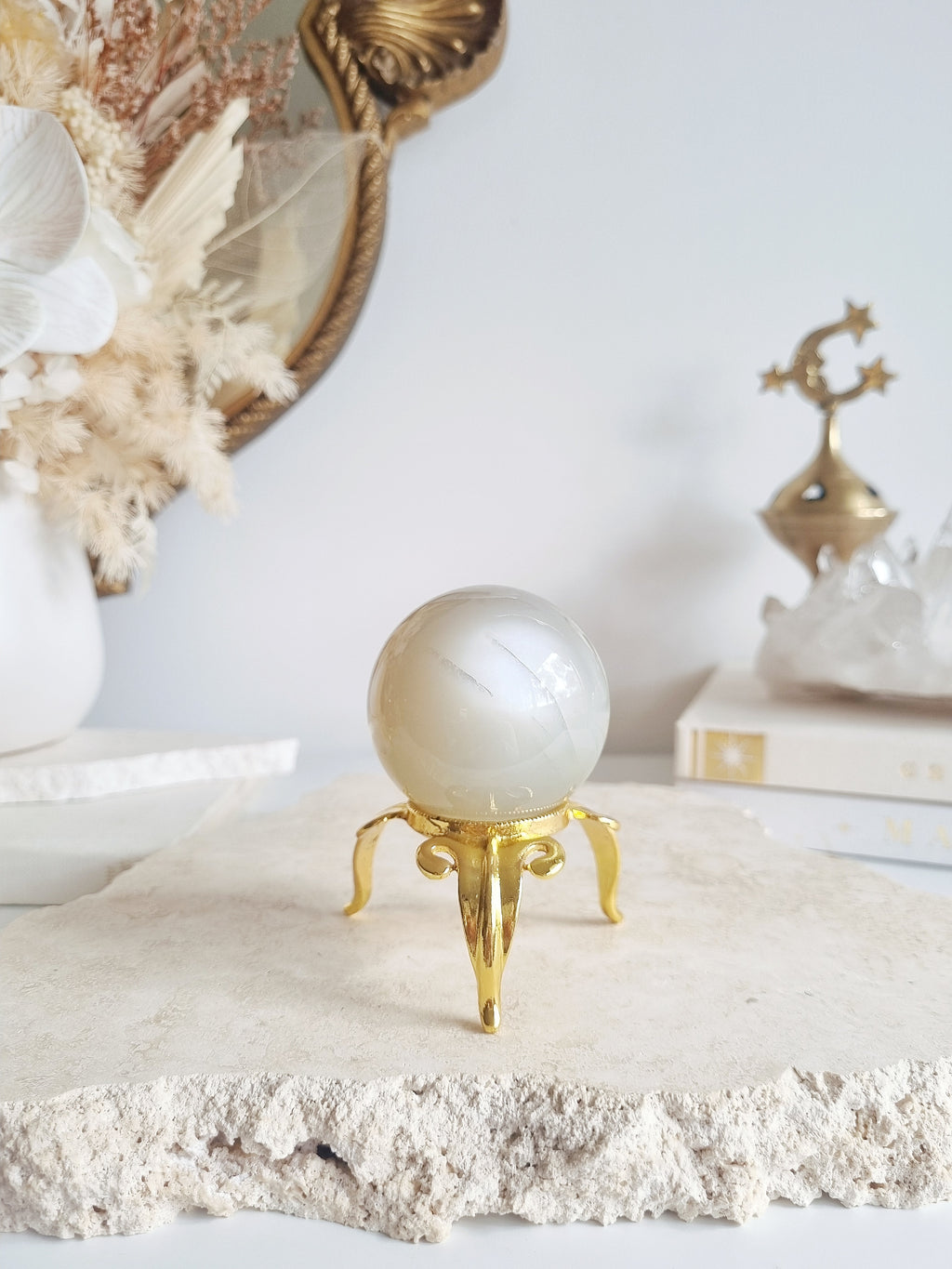 Rare White Moonestone | WM01