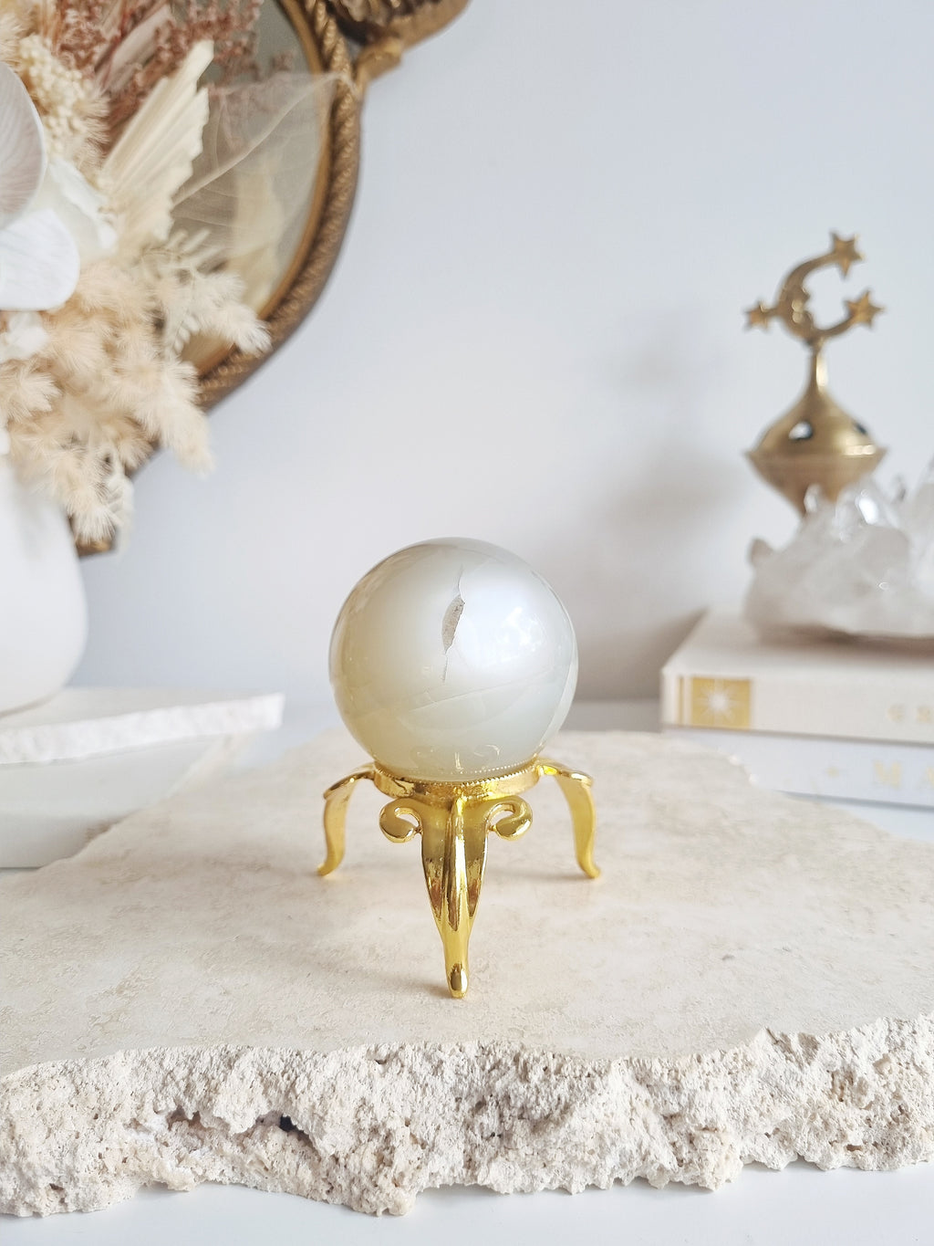 Rare White Moonestone | WM01