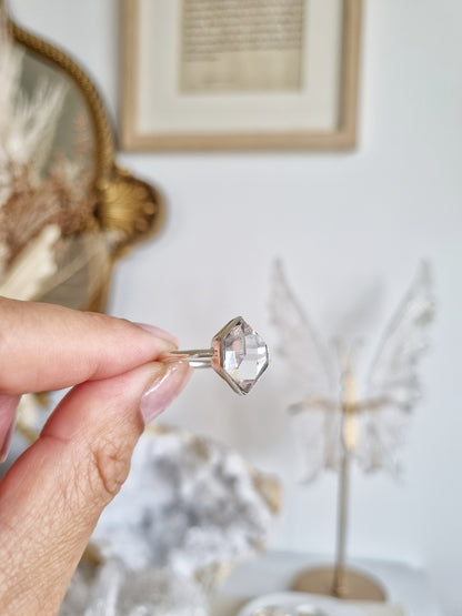 Clear Balochistan Pakimer Ring | Size 12