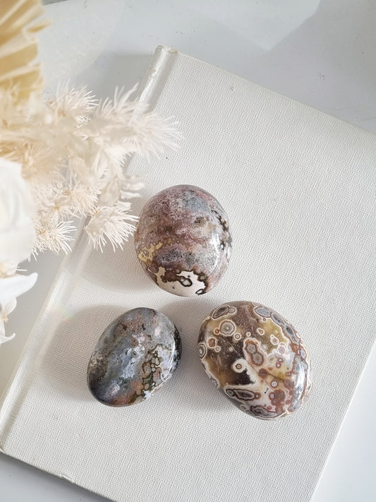 Ocean Jasper Palm Stones | Choose your stone