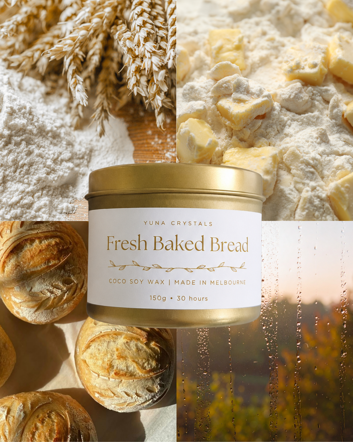 Fresh Baked Bread Coco Soy Candle