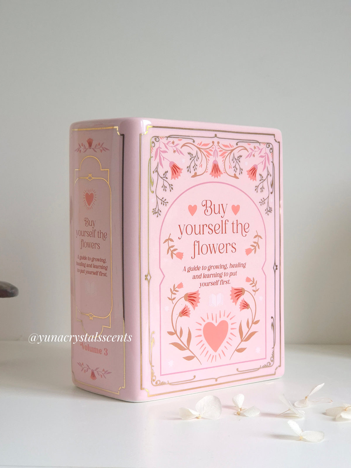 Bookish Ceramic Vase - Pink