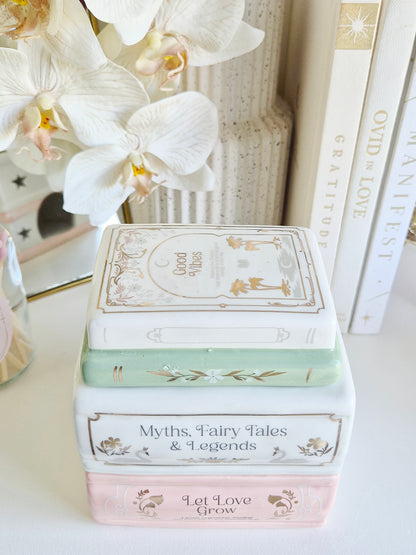 Stack of Pastel Books Wax & Oil Warmer