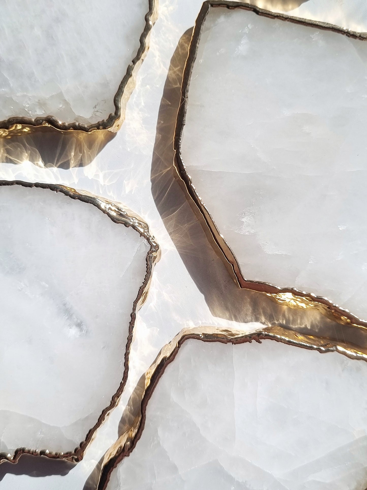 Clear Quartz Coasters