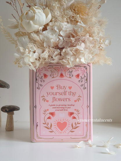 Bookish Ceramic Vase - Pink