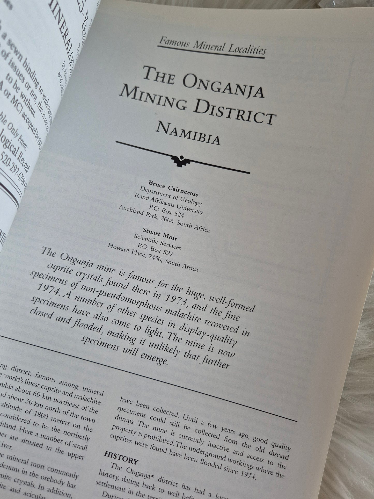 The Mineralogical Record March-April 1996 • Volume 27 • Number 2