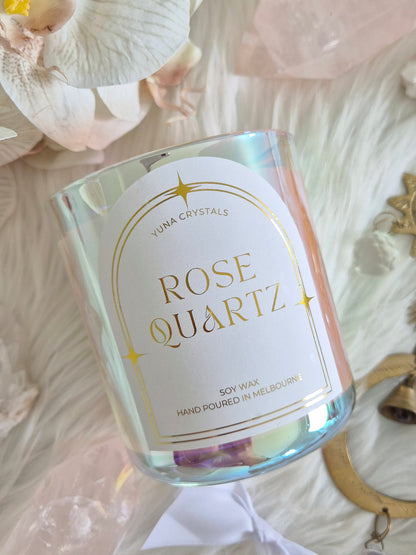 Rose Quartz Candle