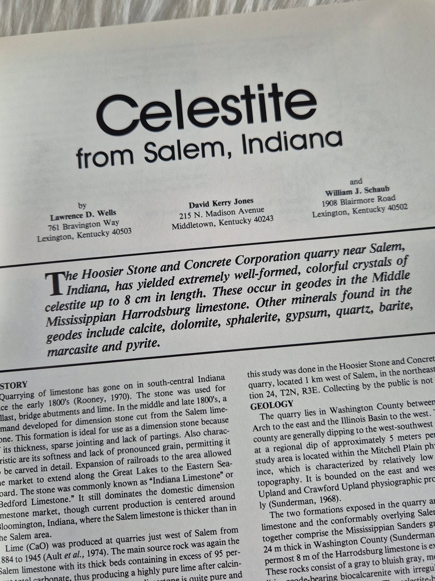 The Mineralogical Record January-Febuary 1983 • Volume 14 • Number 1