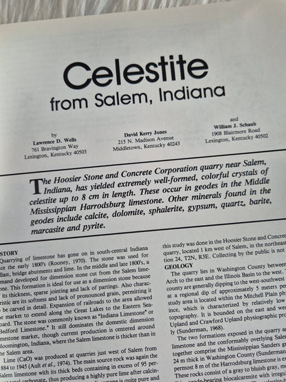 The Mineralogical Record January-Febuary 1983 • Volume 14 • Number 1