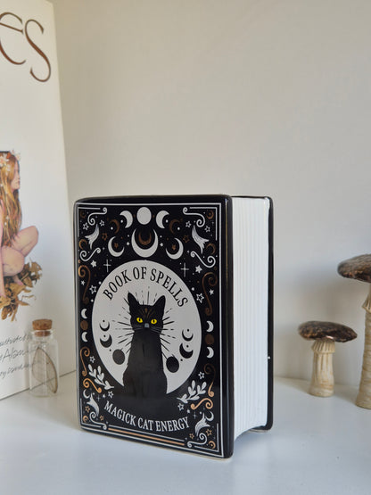 Black Cat Magick Ceramic Vase
