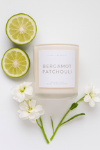 Bergamot Patchouli Coconut Soy Candle