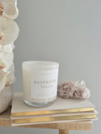 Raspberry Villa Coconut Soy Candle