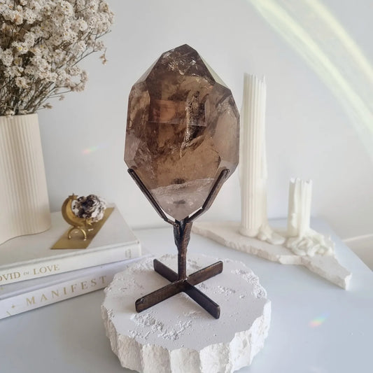 Smoky Quartz DT On Stand