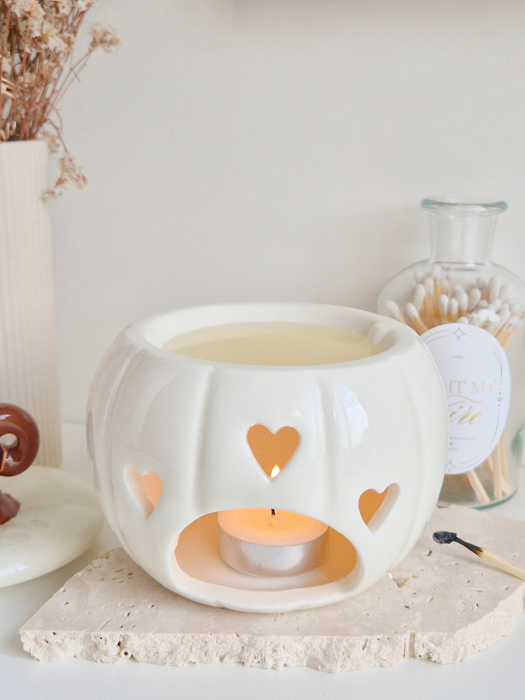 Curly Pumpkin Wax Melt Warmer