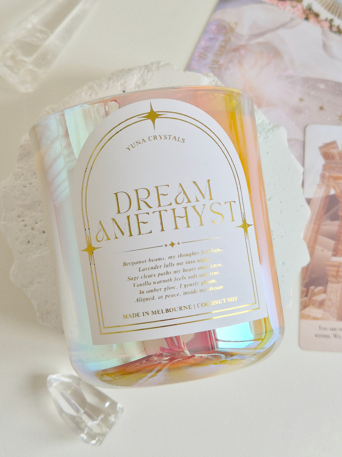 Dream Amethyst Coco Soy Candle