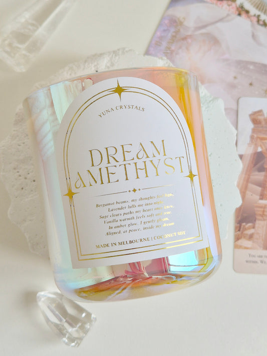Dream Amethyst Coco Soy Candle