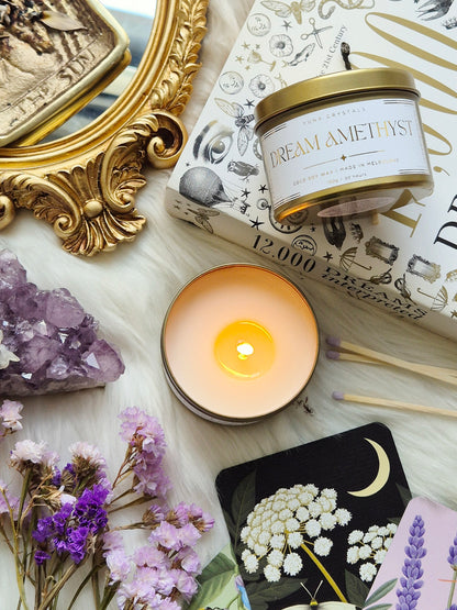 Dream Amethyst Tin Candle