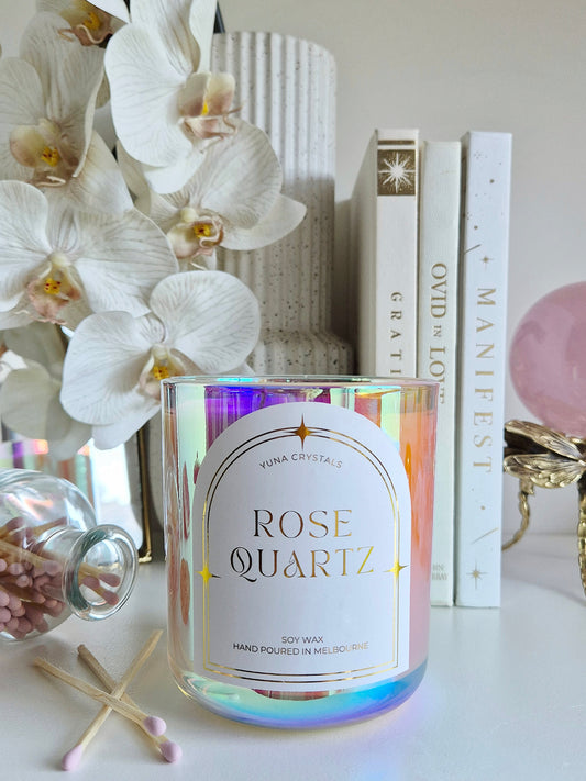 Rose Quartz Candle
