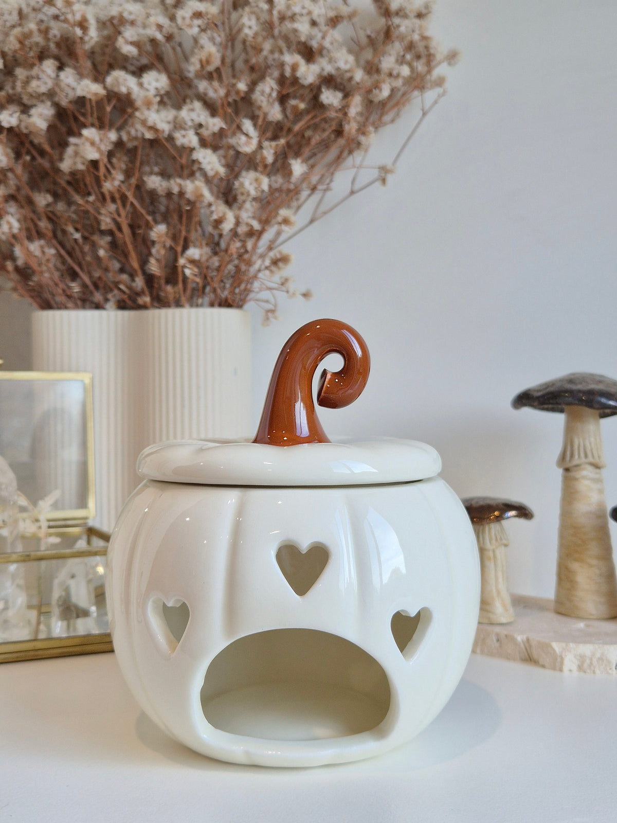Curly Pumpkin Wax Melt Warmer