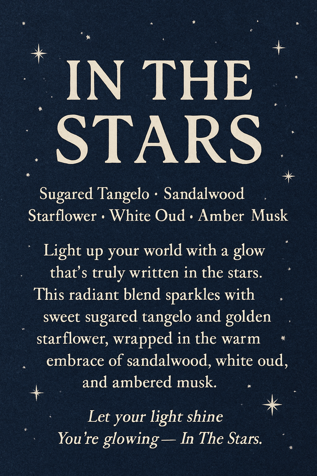 In The Stars Coconut Soy Candle