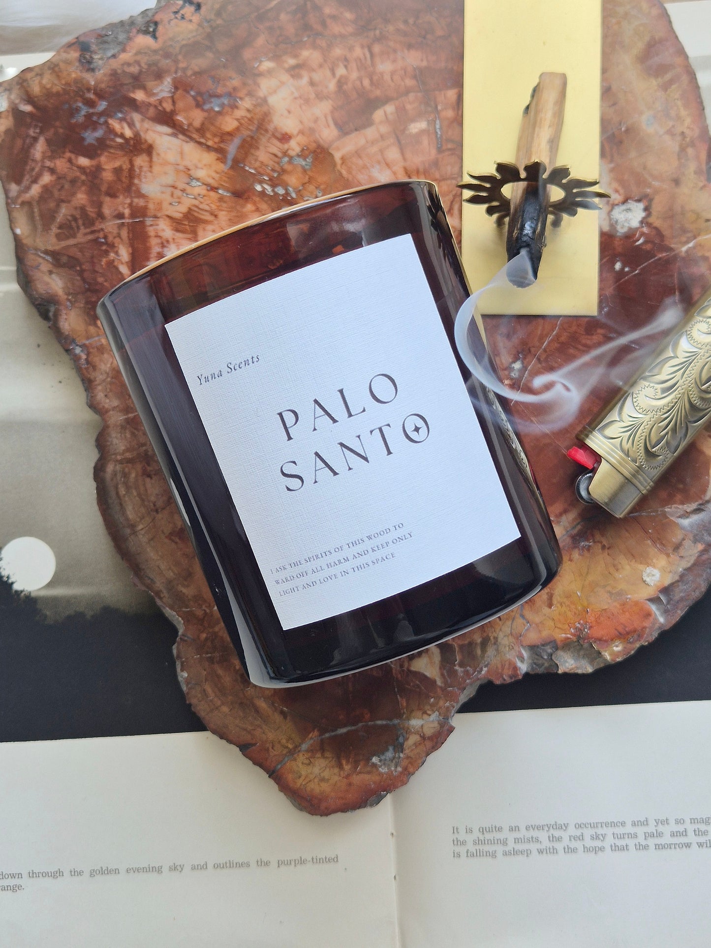 Palo Santo Coco Soy Candle
