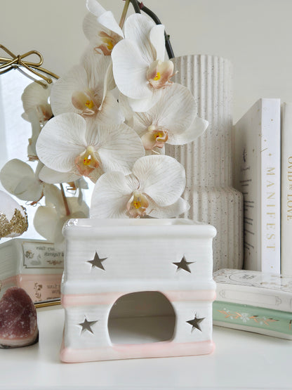 Stack of Pastel Books Wax & Oil Warmer