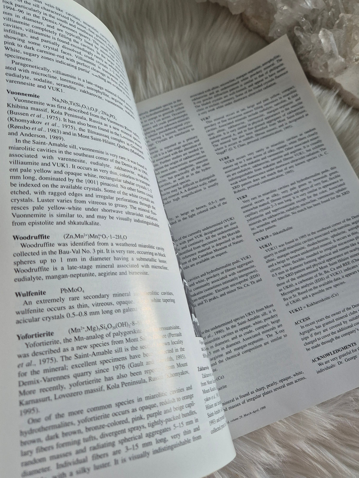 The Mineralogical Record March-April 1998 • Volume 29 • Number 2