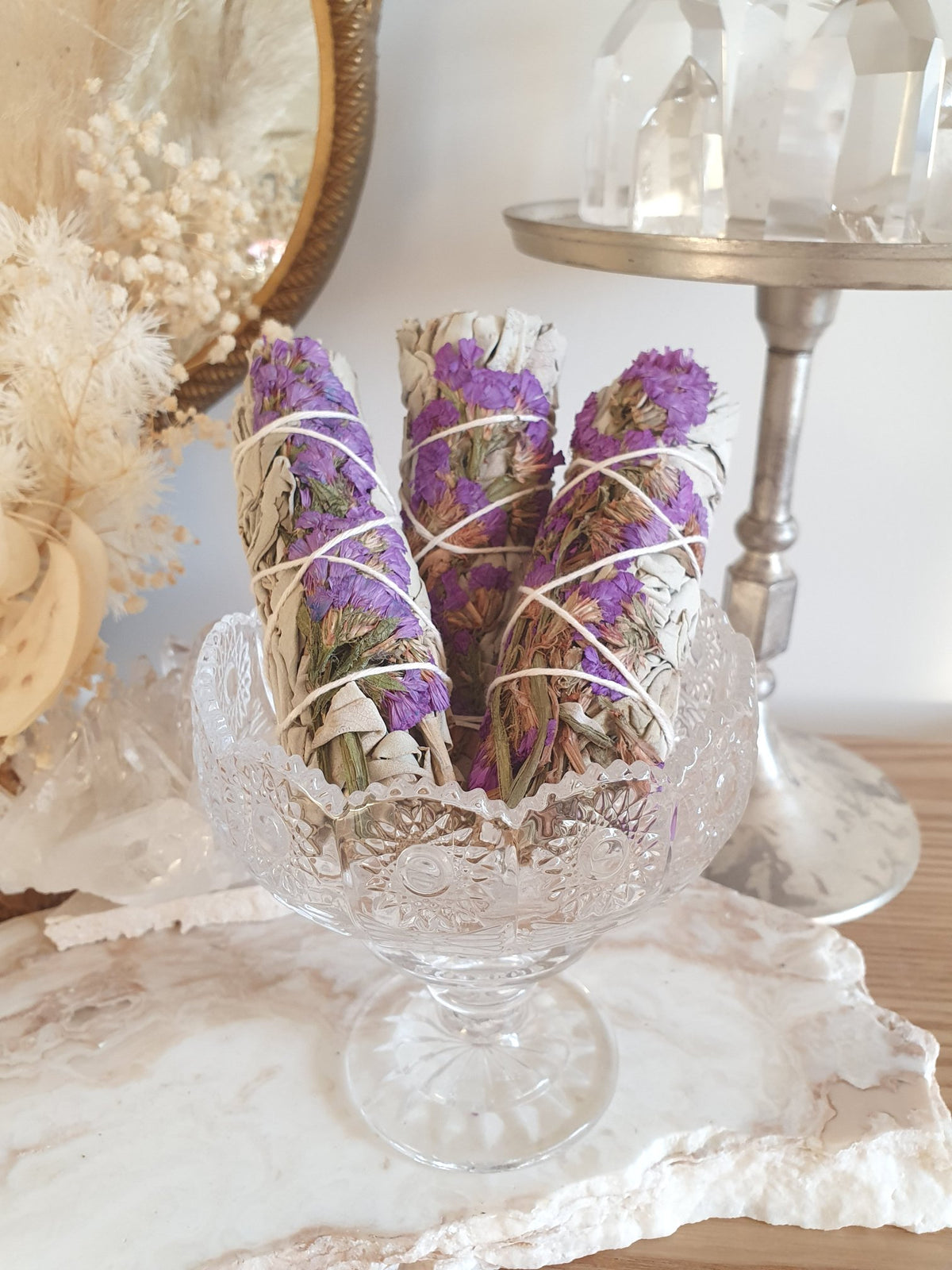 Sage Wand | Purple Sinuata