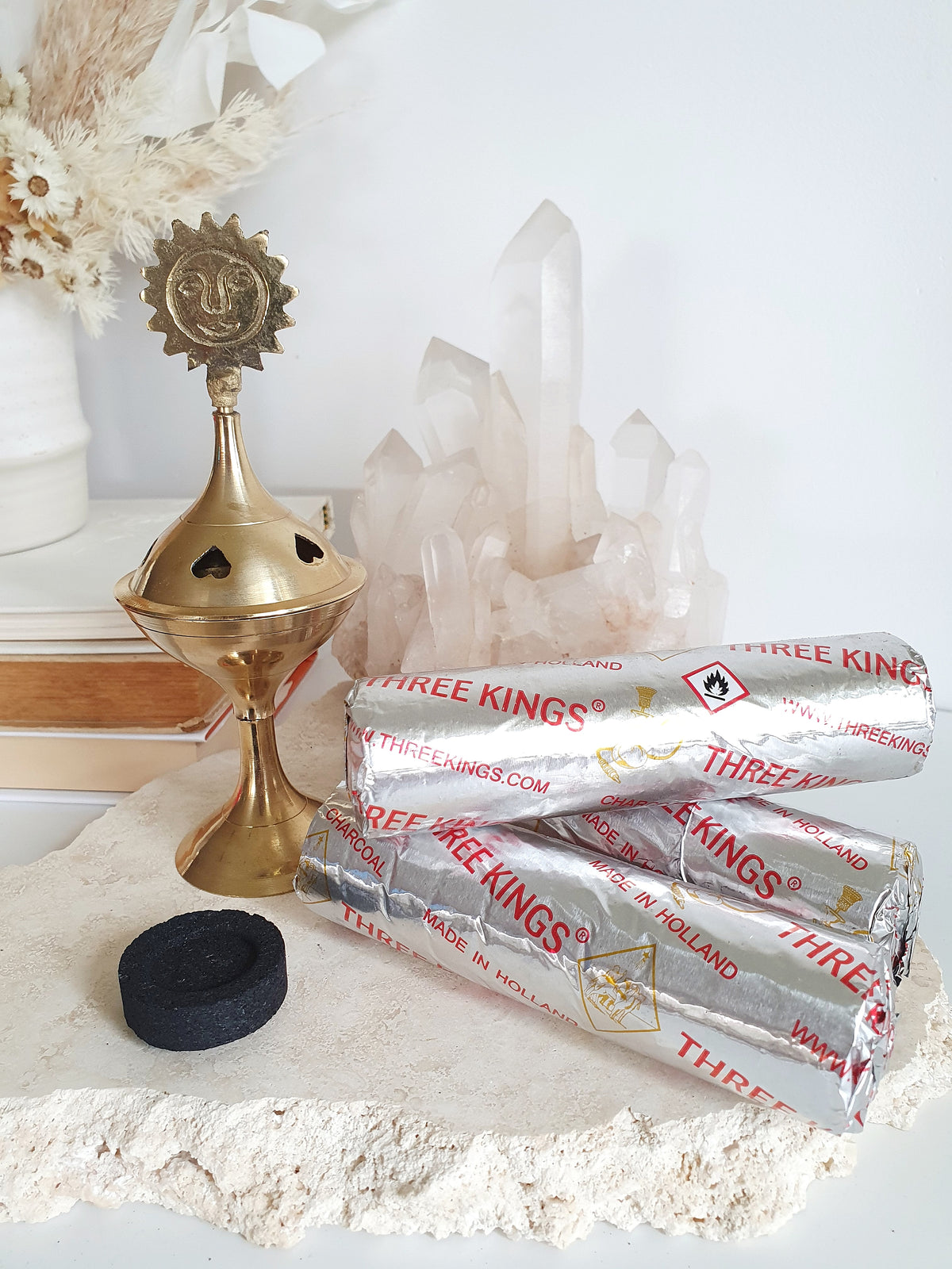Three Kings Incense Disks 1 Roll