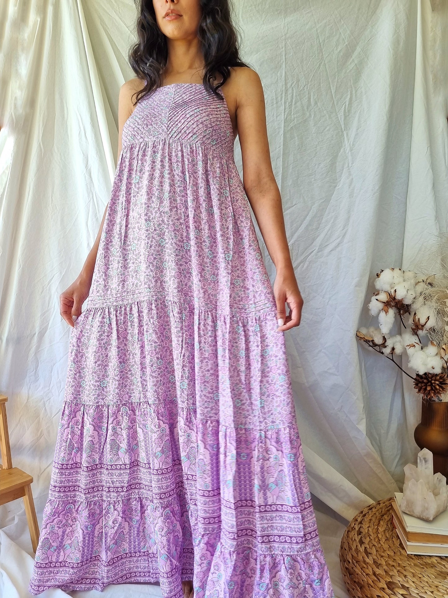 September Maxi in Lilac Skies LAST ONE