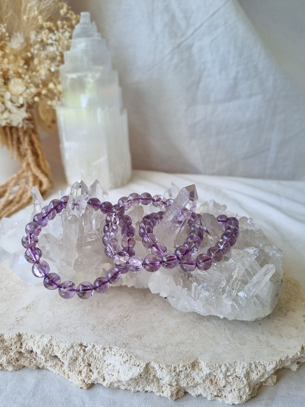 Amethyst Stretch Bracelet