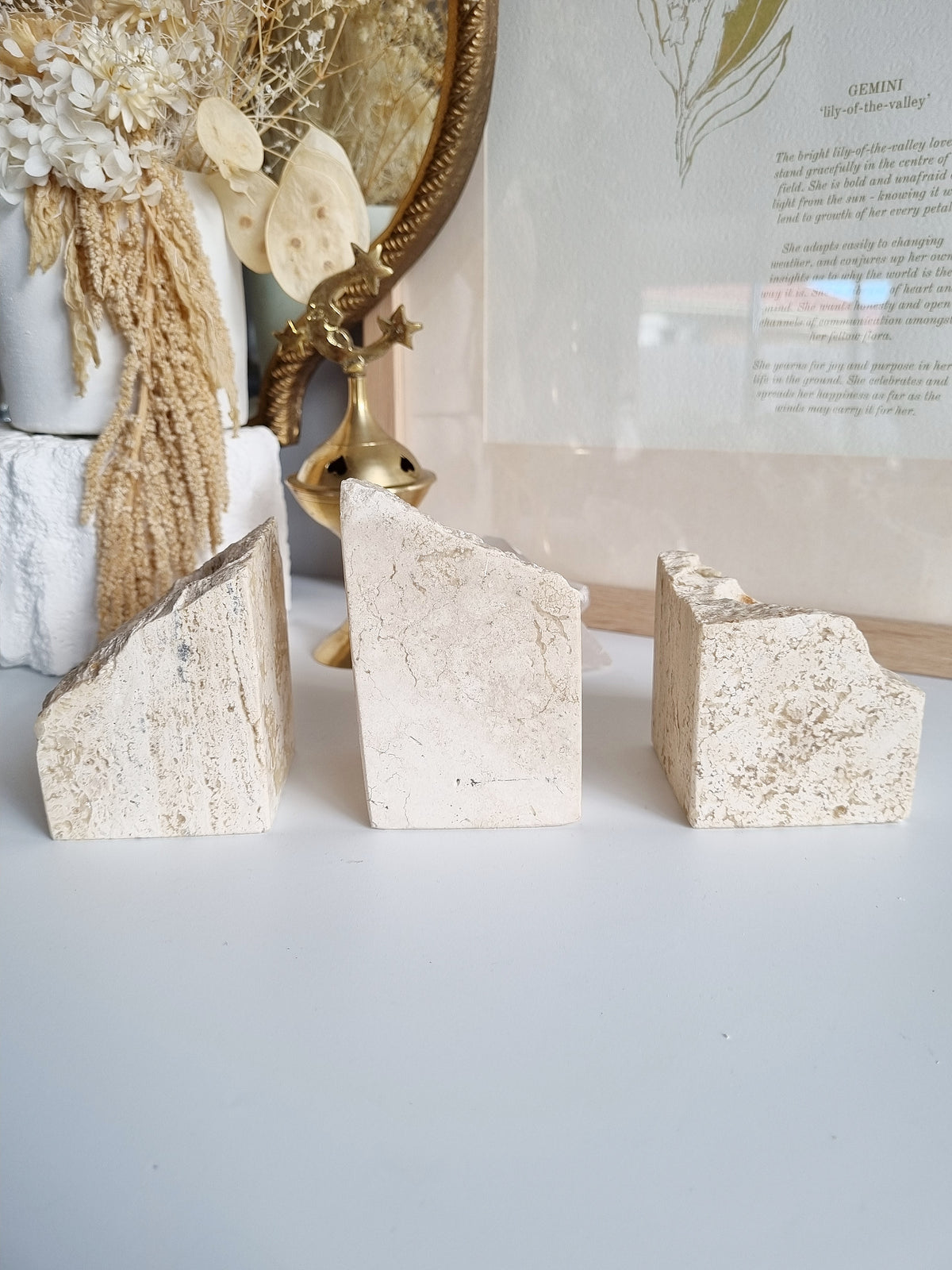 Stone Candle Holders