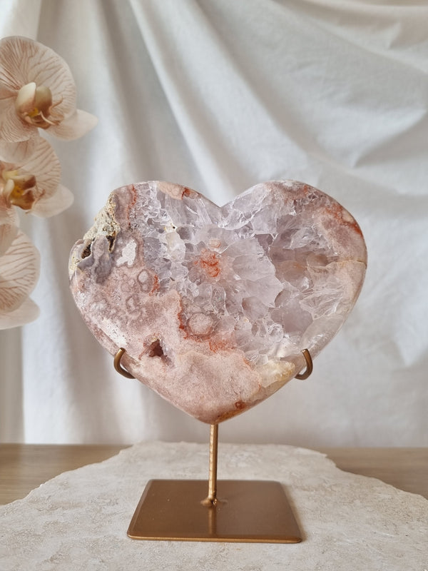 Pink Amethyst Heart | PAH001