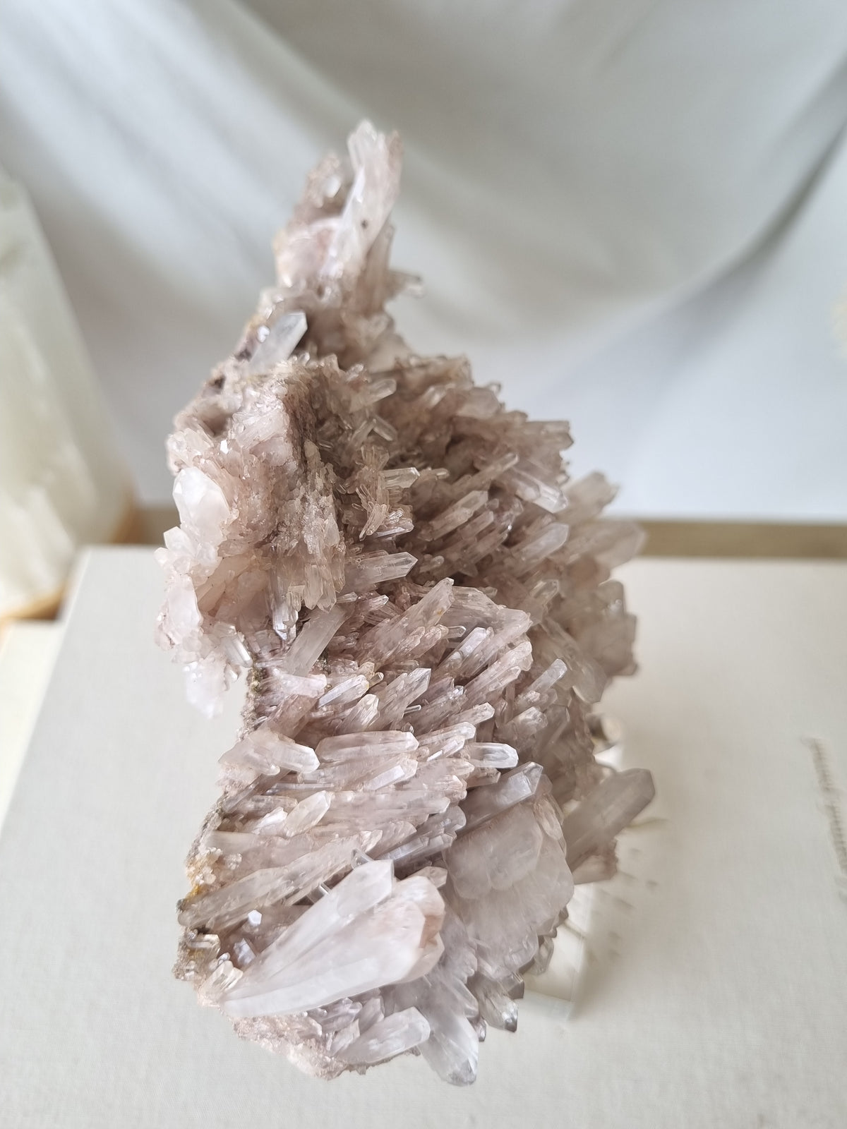 Pink Faden Quartz Cluster | PFC02