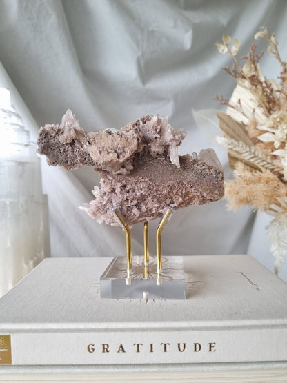 Pink Faden Quartz Cluster | PFC02