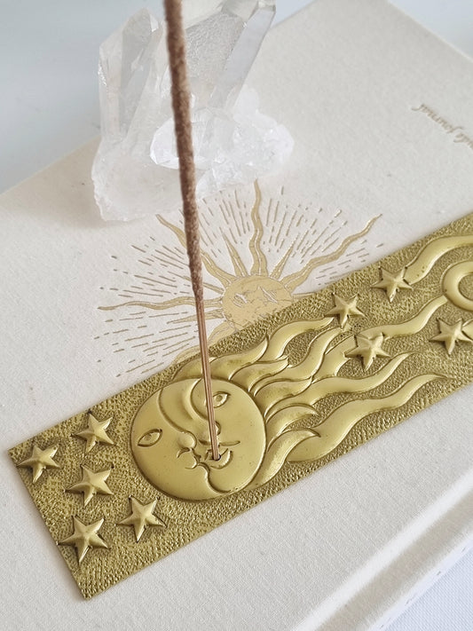 Dancing Sun and Moon Incense Holder