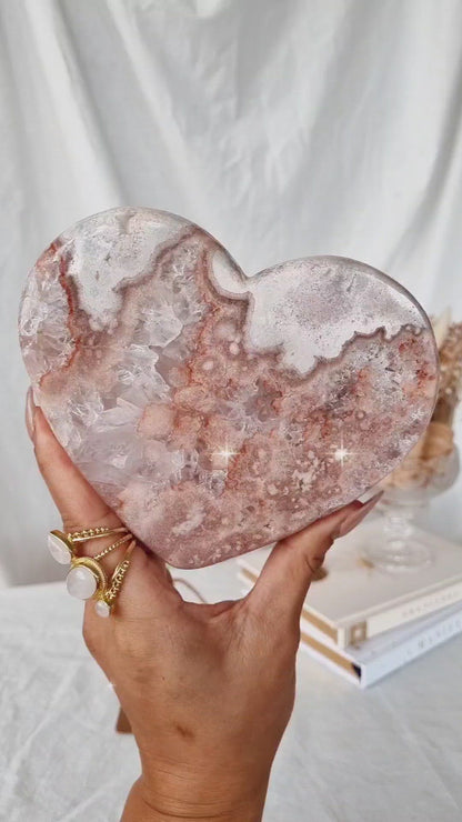 Pink Amethyst Heart | PAH001