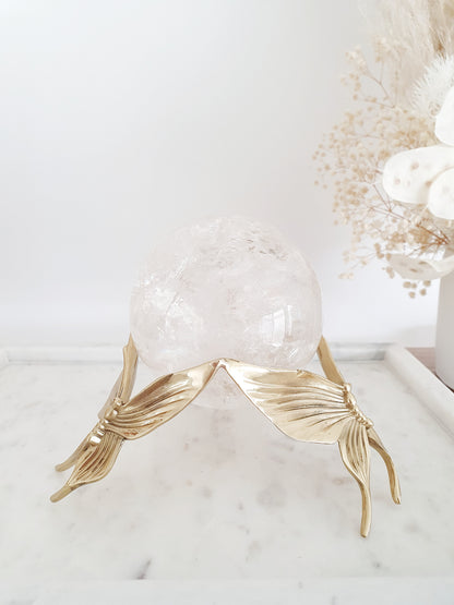 Butterfly Sphere Stand Gold