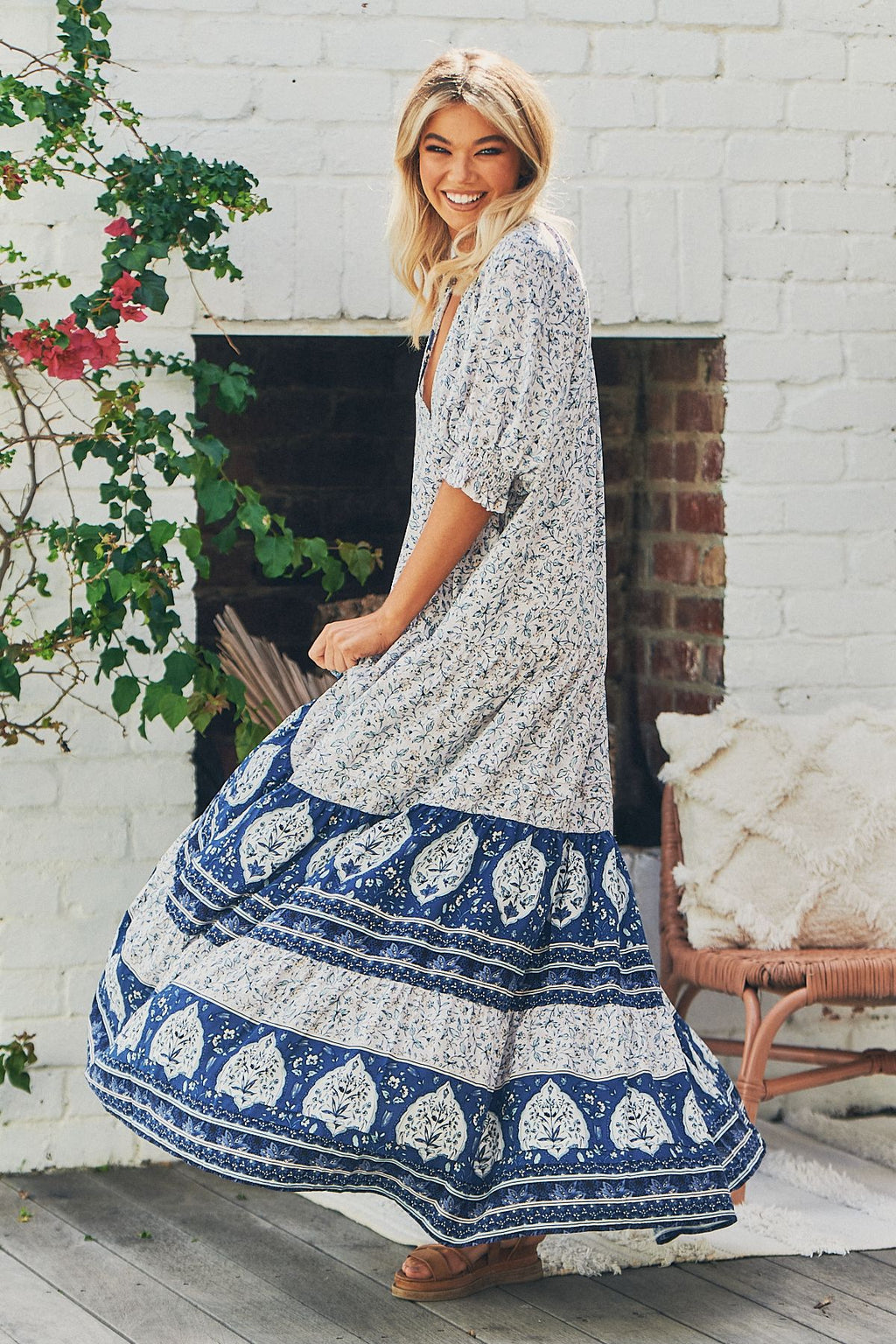 Alannah Maxi in Santorini Print ** last one